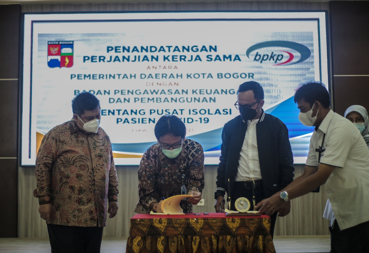 Pusdiklatwas BPKP Ciawi Jadi Pusat Isolasi Pasien Covid-19 OTG Kota Bogor