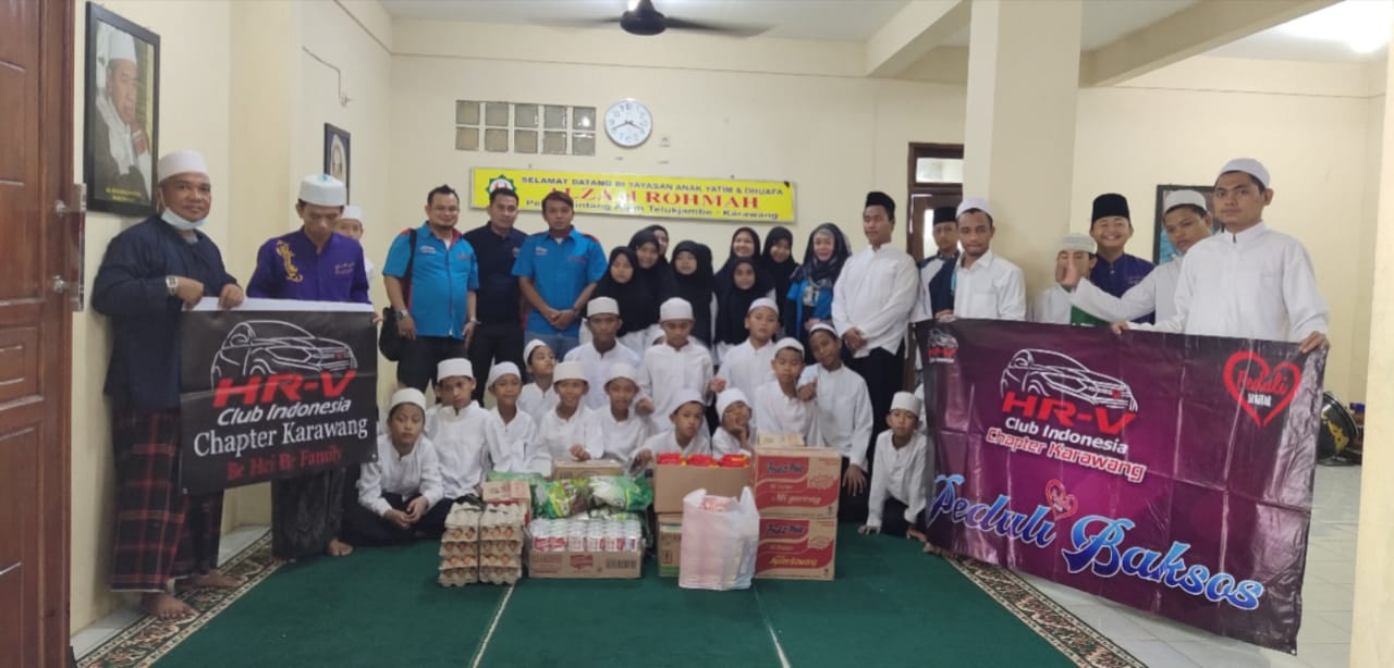 Sambangi Yayasan Alza El-Rohmah, HCI Karawang Berikan Santunan