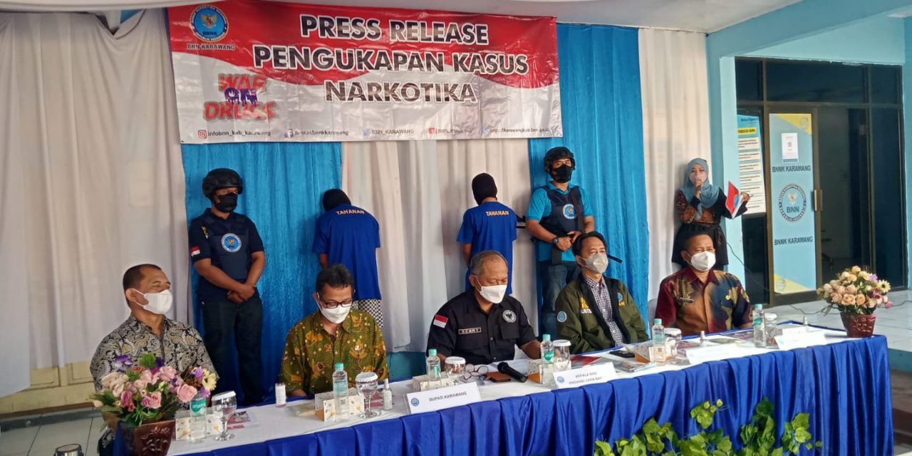BNNK Karawang Berhasil Bekuk Pelaku DPO Sindikat Narkotika Sumatera-Jawa
