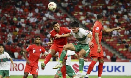 Hore, Indonesia Jebloskan Bola ke Gawang Singapura