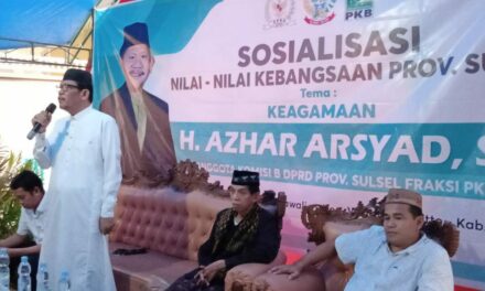 H. Azhar Arsyad, Anggota DPRD Sulsel Gelar Sosialisasi Kebangsaan Tema Keagamaan