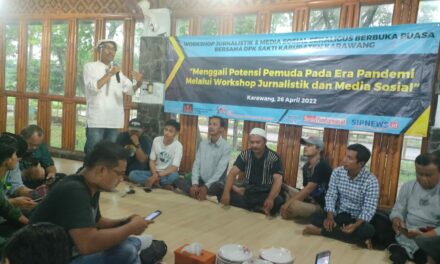 Buka Puasa Bersama, DPK SAKTI Karawang dan LSM PJTR Gelar Workshop Jurnalistik