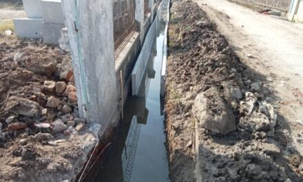 Karut Marut Pekerjaan U-Ditch di Desa Kampungsawah, Kasi SDA Cuma Ngomong Begini